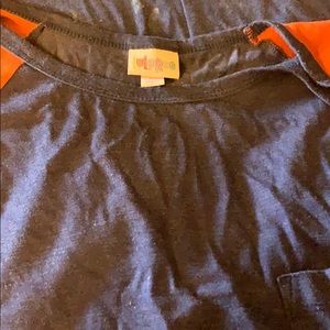 Blue and orange Carly